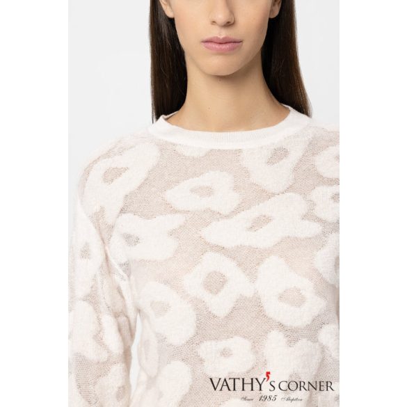 Luisa Cerano pulóver leopárd mintával 138738/5923 0105 