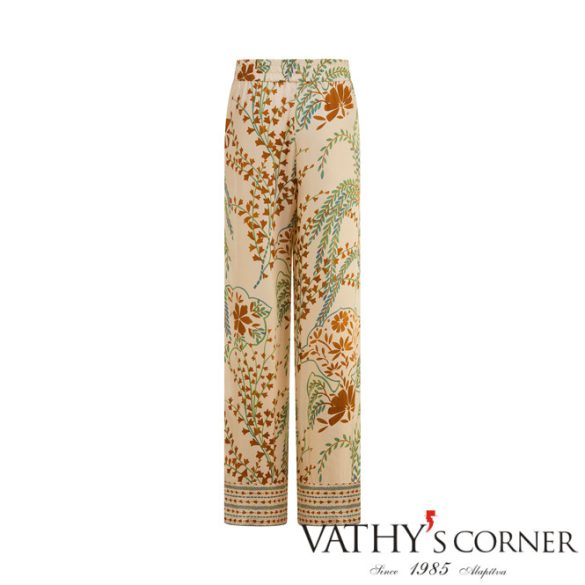 Riani nadrág széles szárral levélnyomattal 543910-4407 858 