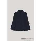 Luisa Cerano blúz selyemkeverékből 228583/2179 293