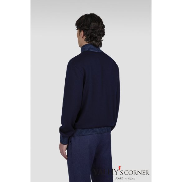 Paul&Shark gyapjúpulóver cipzárral 15311205 050  