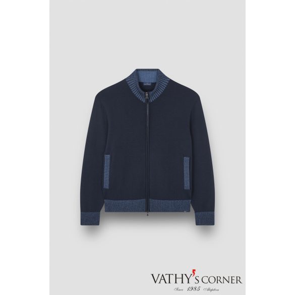 Paul&Shark gyapjúpulóver cipzárral 15311205 050  