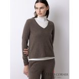 FTC kötött kasmír pulóver V nyakkivágással 00910-0450 8521 