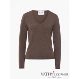 FTC kötött kasmír pulóver V nyakkivágással 00910-0450 8521 