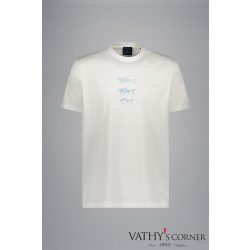 Paul&Shark pamut póló cápamintával 26411048 108 