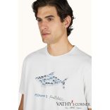 Paul&Shark Pamut póló Mikonos Real Estate mintával 26411039 108