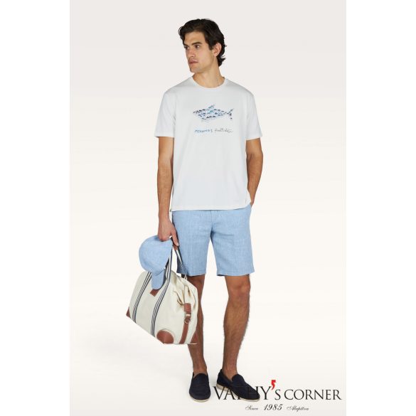 Paul&Shark Pamut póló Mikonos Real Estate mintával 26411039 108
