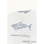 Paul&Shark Pamut póló Mikonos Real Estate mintával 26411039 108