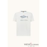 Paul&Shark Pamut póló Mikonos Real Estate mintával 26411039 108