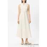 Luisa Cerano lenkeverék midi ruha 738651/3824 112 