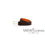 Santoni Férfi barna velúr öv 2MOT50 