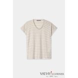 Luisa Cerano csíkos len póló 338369 7687 7271 