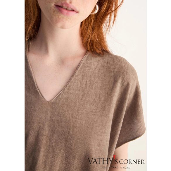 Biancalancia vékony pamut pulóver E26-235M 25 87