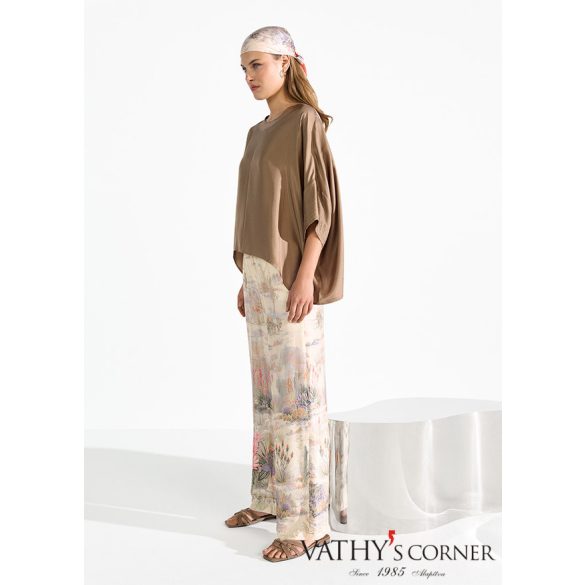 Riani bő szabású nadrág kaktuszmintával 643810-4569 