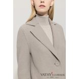 Luisa Cerano béleletlen szövet kabát 428902/3680 