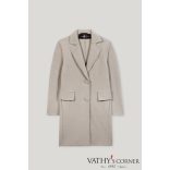 Luisa Cerano béleletlen szövet kabát 428902/3680 