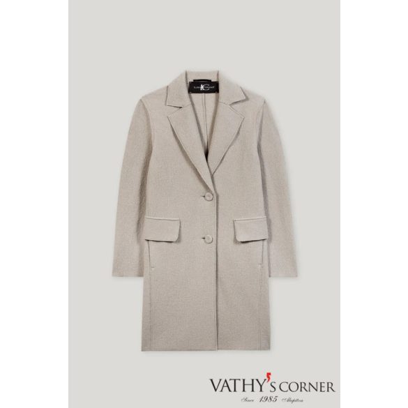 Luisa Cerano béleletlen szövet kabát 428902/3680 