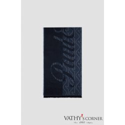 Paul&Shark gyapjúsál monogram mintával 15317006 G55 