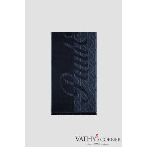 Paul&Shark gyapjúsál monogram mintával 15317006 G55 