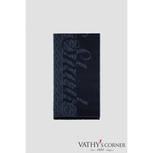 Paul&Shark gyapjúsál monogram mintával 15317006 G55 