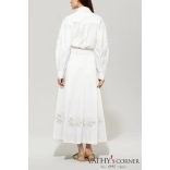 Luisa Cerano szoknya hímzéssel 518274 fehér