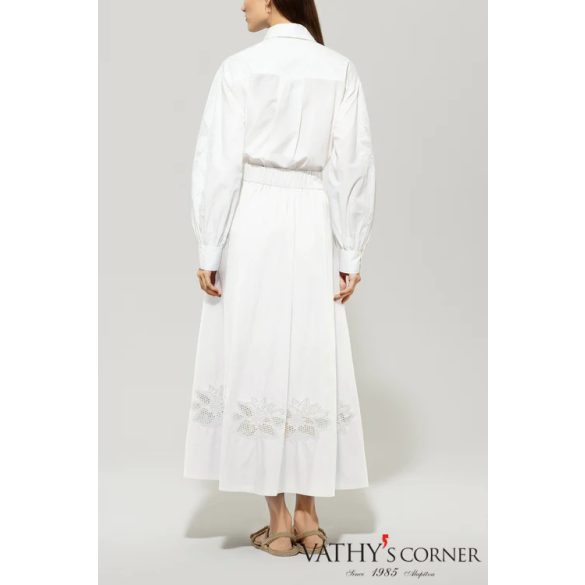 Luisa Cerano szoknya hímzéssel 518274 fehér