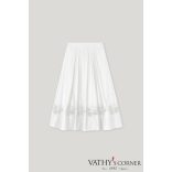 Luisa Cerano szoknya hímzéssel 518274 fehér