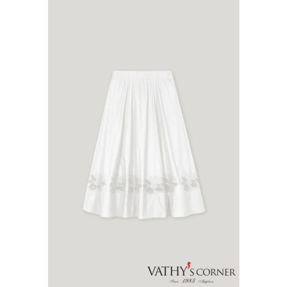 Luisa Cerano szoknya hímzéssel 518274 fehér