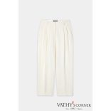 Luisa Cerano szűkülő nadrág rakott díszítéssel 638881/3803 103 