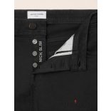 Jacob Cohen Nick Slim Super Slim farmer fekete, rugalmas, organikus pamutból Nick slim S3622 500D 