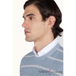 Paul&Shark kerek nyakú pulóver lenből és pamutból 26411549 297 