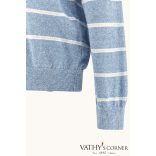 Paul&Shark kerek nyakú pulóver lenből és pamutból 26411549 297 