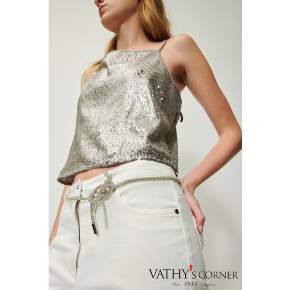 Luisa Cerano egyenes szárú sztreccs farmer 688588/3550 108 