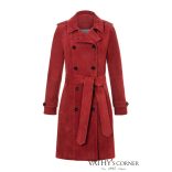 Werner Christ Amal velúr kétsoros női kabát