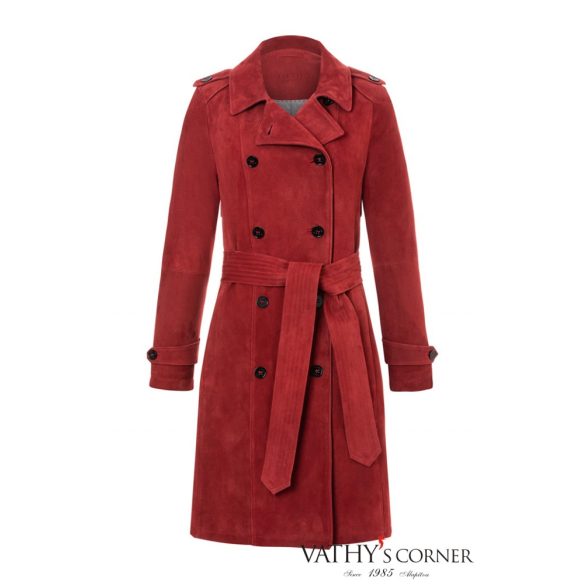 Werner Christ Amal velúr kétsoros női kabát