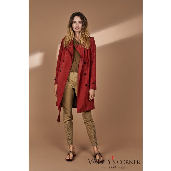 Werner Christ Amal velúr kétsoros női kabát