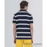 Paul&Shark Biopamut piké póló sárga díszcsíkkal 22411325 376 