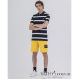 Paul&Shark Biopamut piké póló sárga díszcsíkkal 22411325 376 