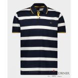 Paul&Shark Biopamut piké póló sárga díszcsíkkal 22411325 376 