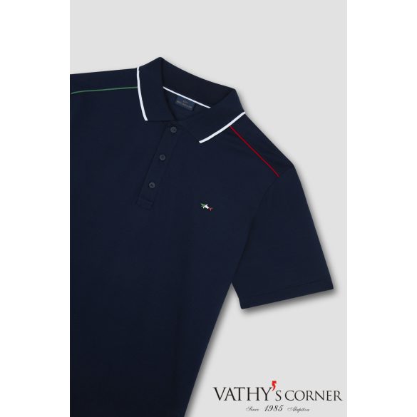 Paul&Shark piké pólóing trikolór részletekkel 25411282 013