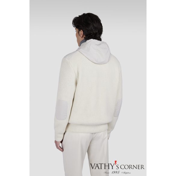 Paul&Shark gyapjú kardigán kapucnival 15311271 010 