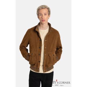 Werner Christ kecskevelúr bőrdzseki 21 1902/797 