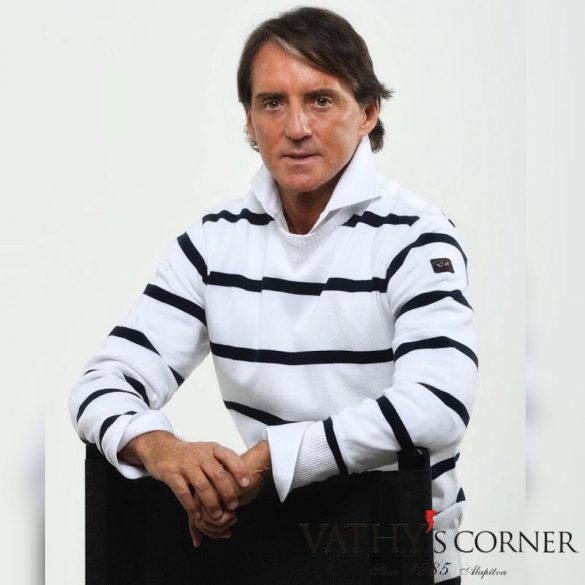 Paul&Shark Bretagne csíkos tiszta gyapjú pulóver COP1031  571 