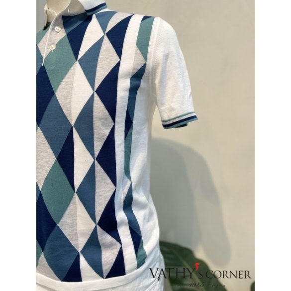 Dalmine röcid ujjú kockás póló  877144