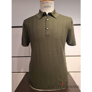 Bertolo selyem póló gallérral 902467 0089 
