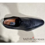 a.testoni oxford krokodilbőr cipő M11744 CIH