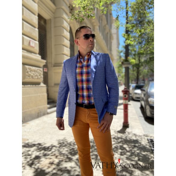 Paul&Shark nagy kockás legombolható nyakú pamut ing P20P3164