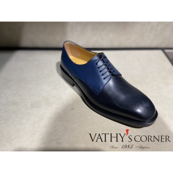 a.testoni fűzös derby bőrcipő Ms47651 B3H 93068