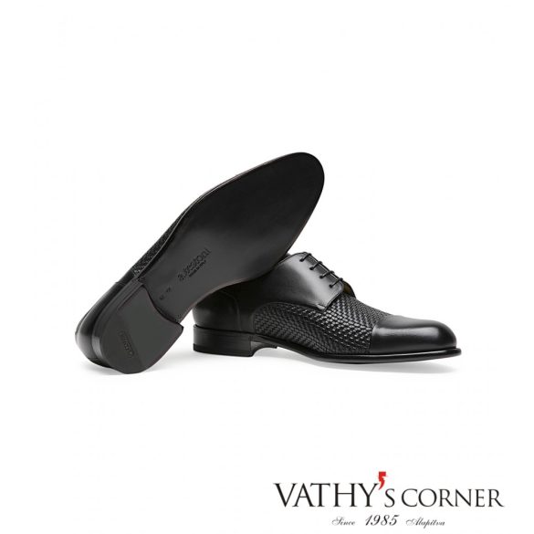 a.testoni fonott fűzős bőrcipő M47511VEH 94603P18