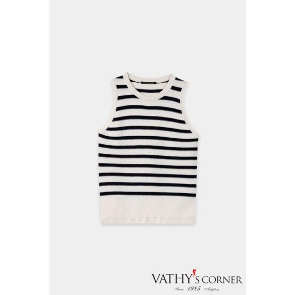 Luisa Cerano Csíkos kasmírkeverékű felső 138737/5871 col2947 