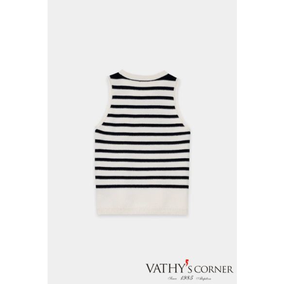 Luisa Cerano Csíkos kasmírkeverékű felső 138737/5871 col2947 